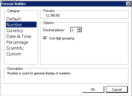 Number format settings